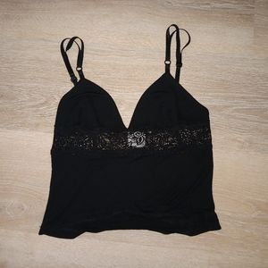 Black lace cami Dulce Gabbana